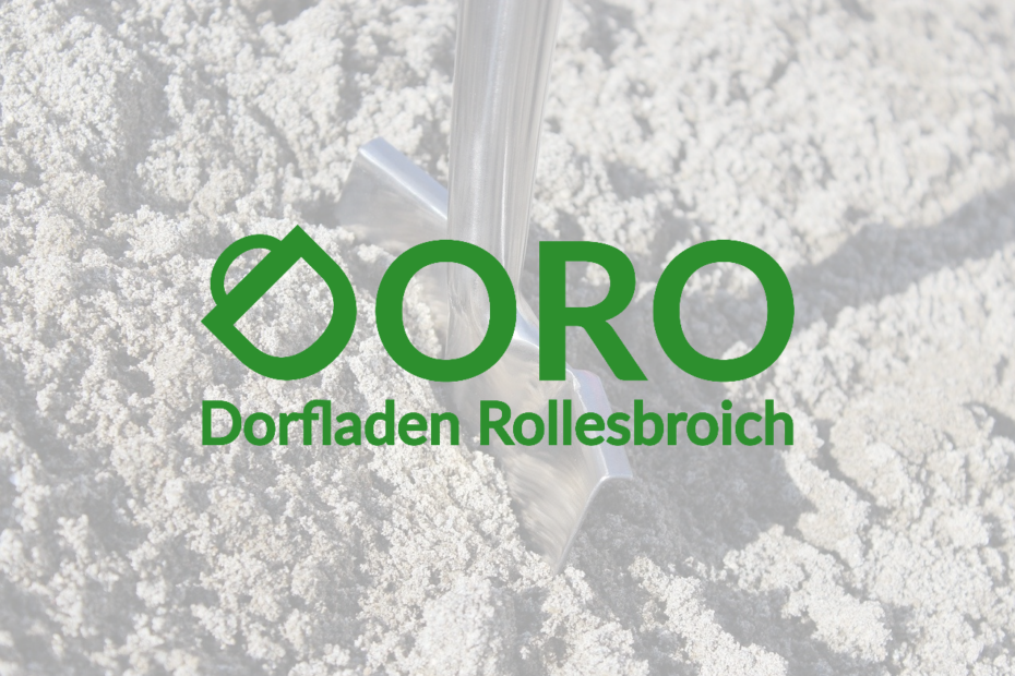 Spatenstich mit DORO Logo